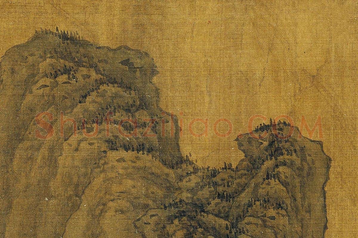 郭熙行旅山水局部 (3)