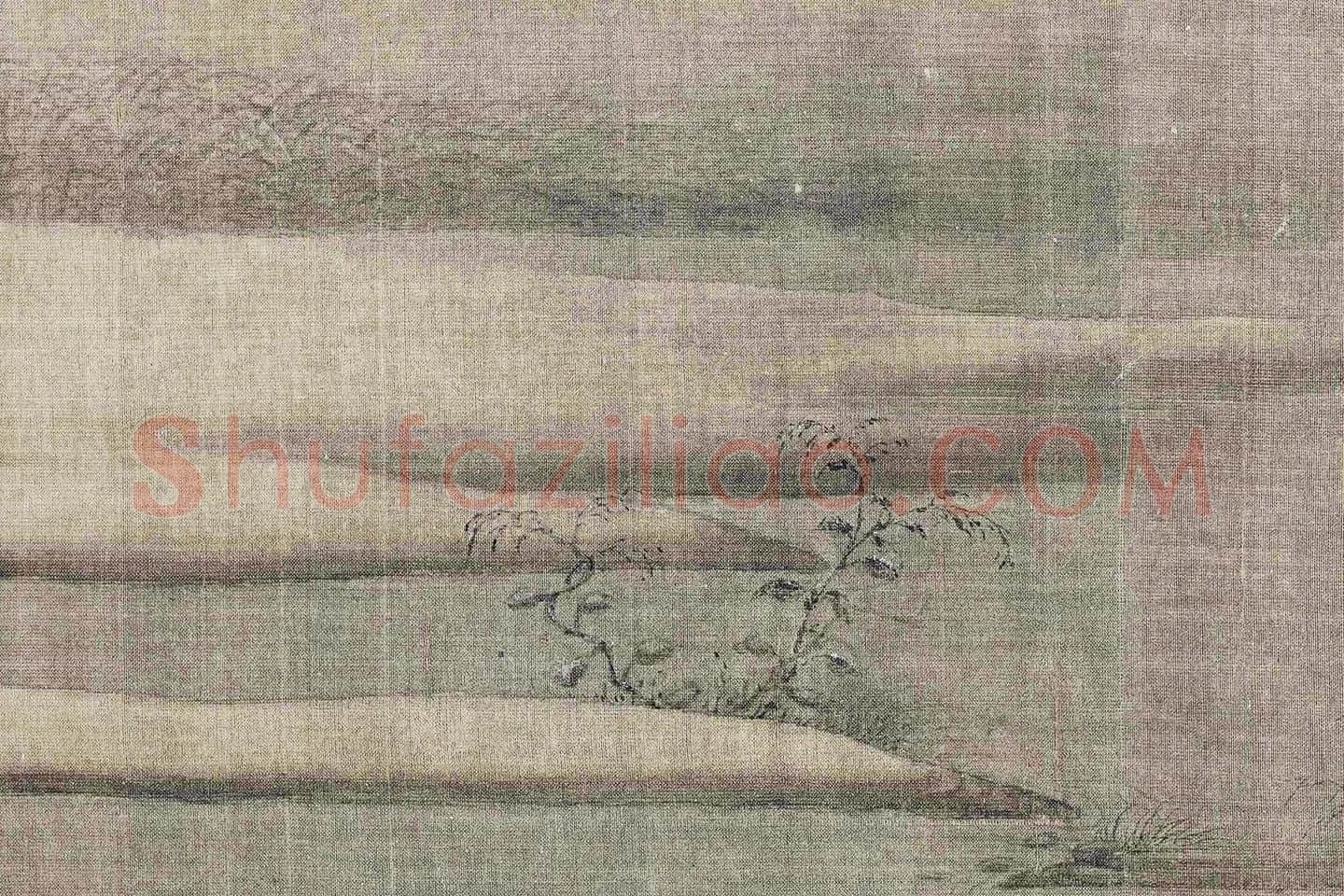 梁师闵《芦汀密雪图卷》局部 (5)