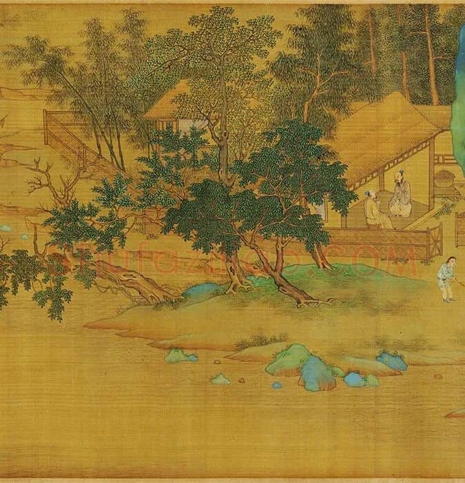 仇英《长夏江村图》_07