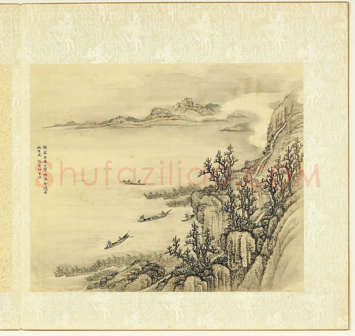 清·张雨森《仿吴镇山水》