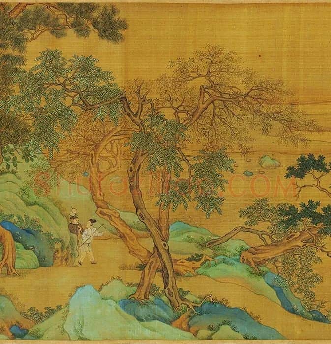 仇英《长夏江村图》_12