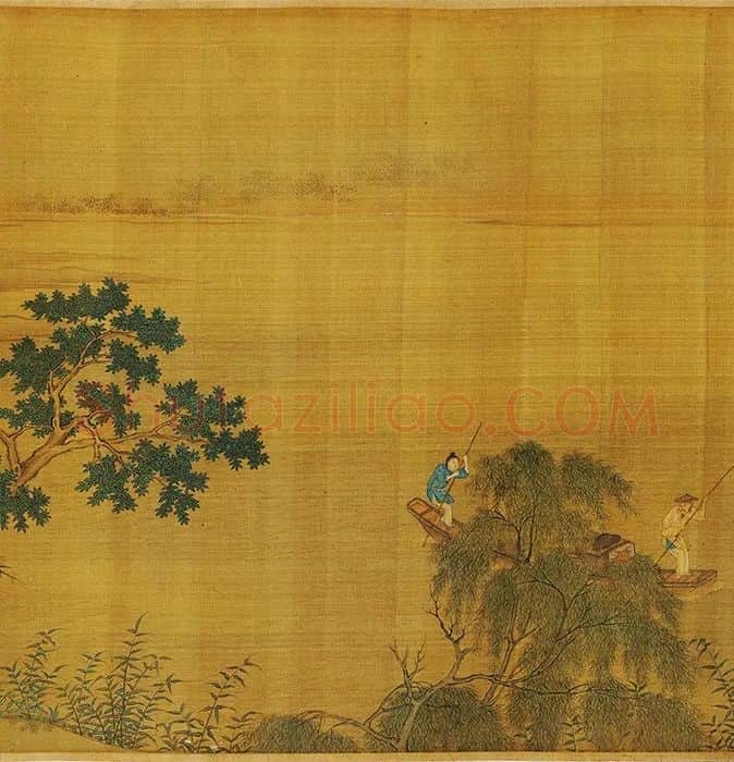 仇英《长夏江村图》_13