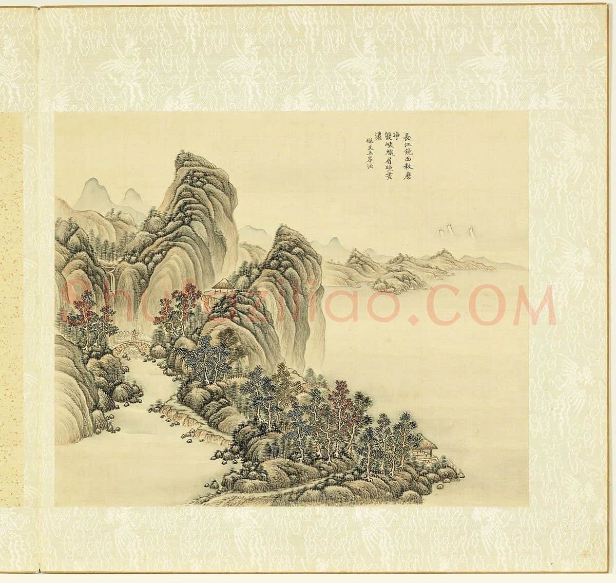 清·张雨森《仿文伯仁山水》