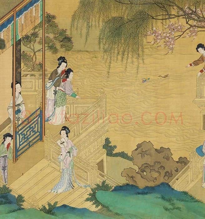仇英《百美图》_03