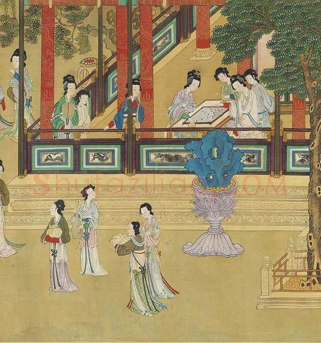 仇英《百美图》_05