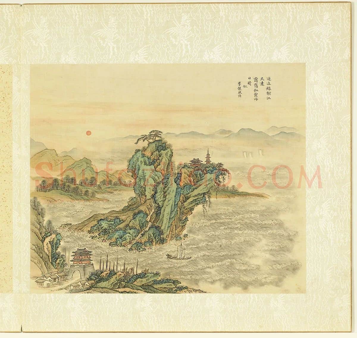 清·张雨森《仿李公麟山水》