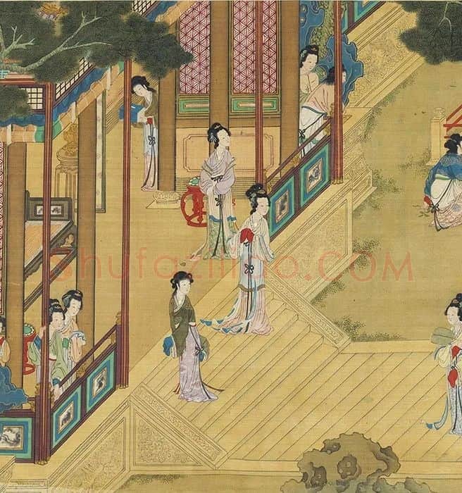 仇英《百美图》_09