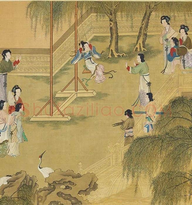 仇英《百美图》_12
