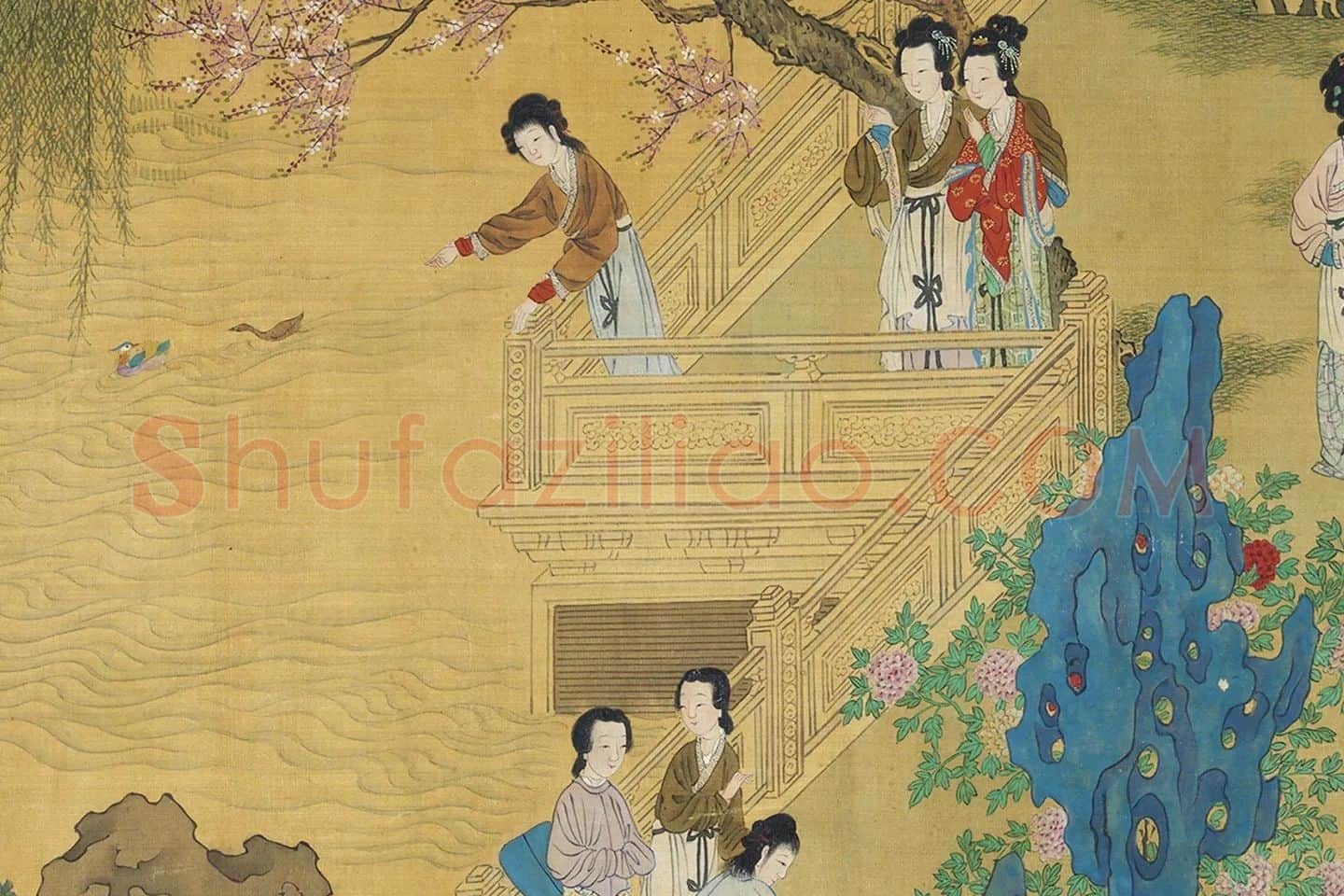 仇英《百美图卷》 (8)