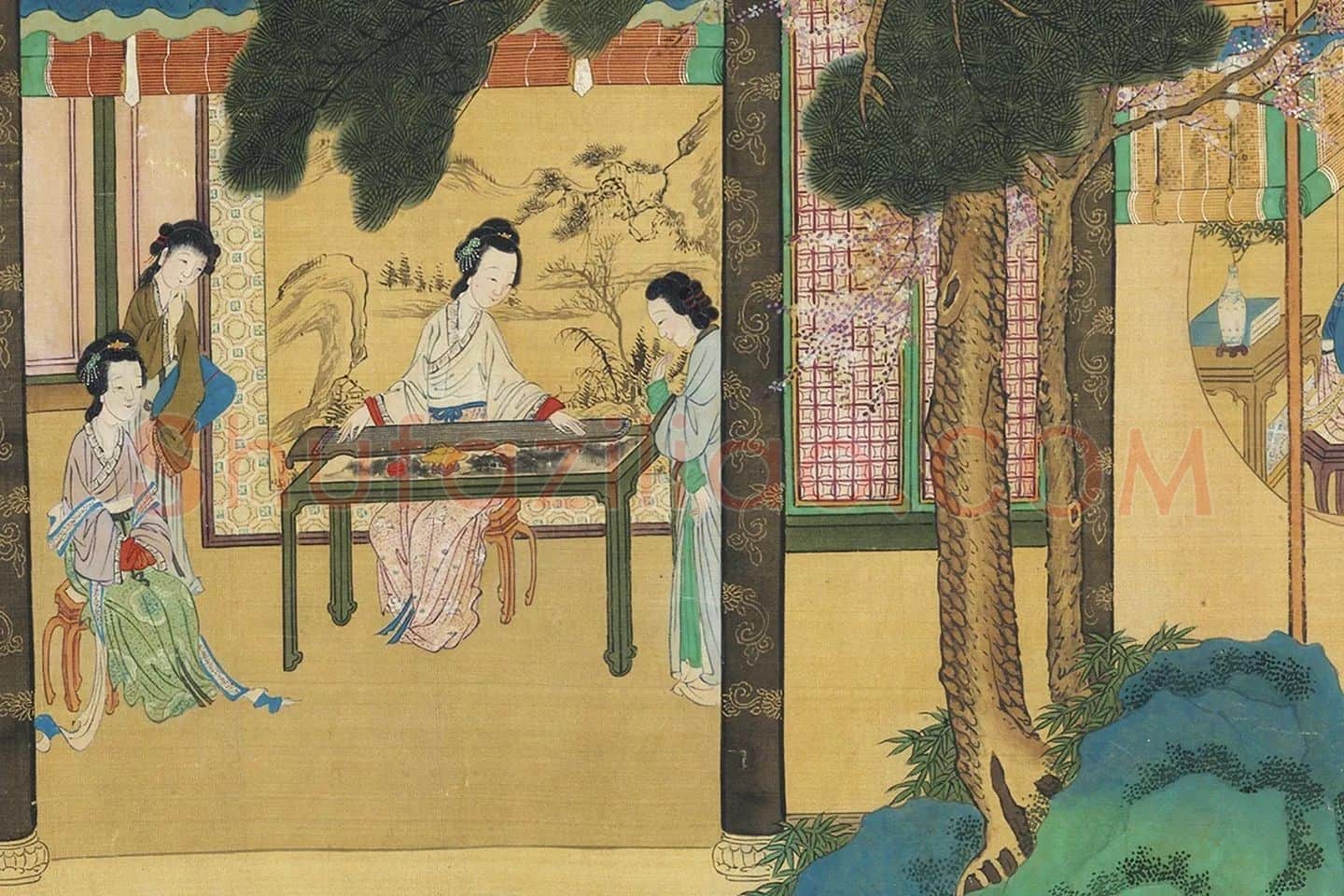 仇英《百美图卷》 (9)