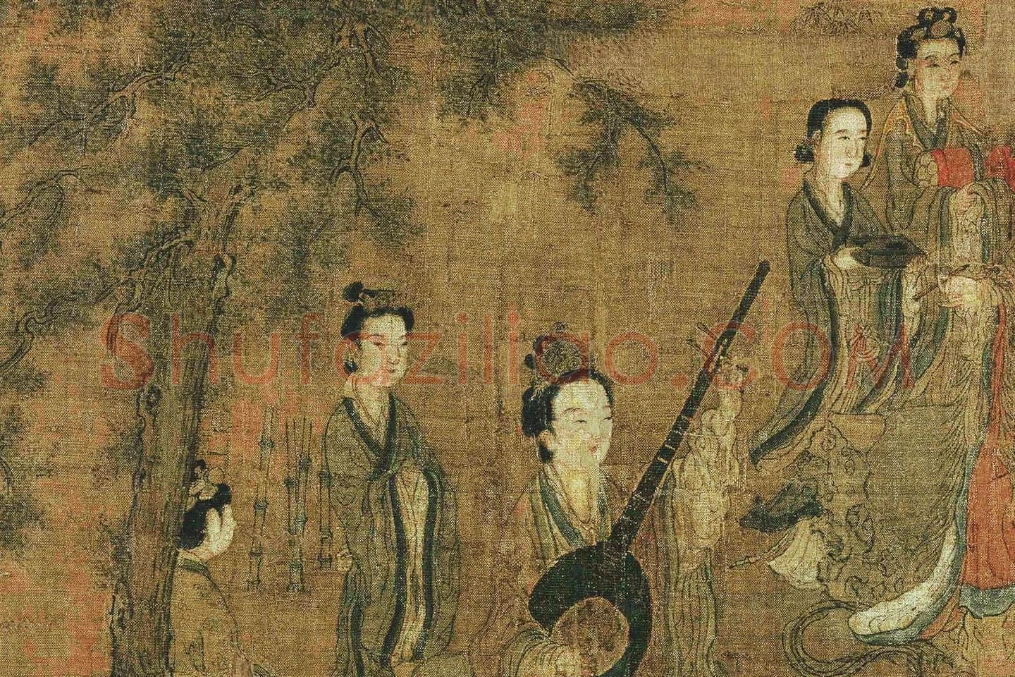 阮郜《阆苑女仙图》局部 (5)
