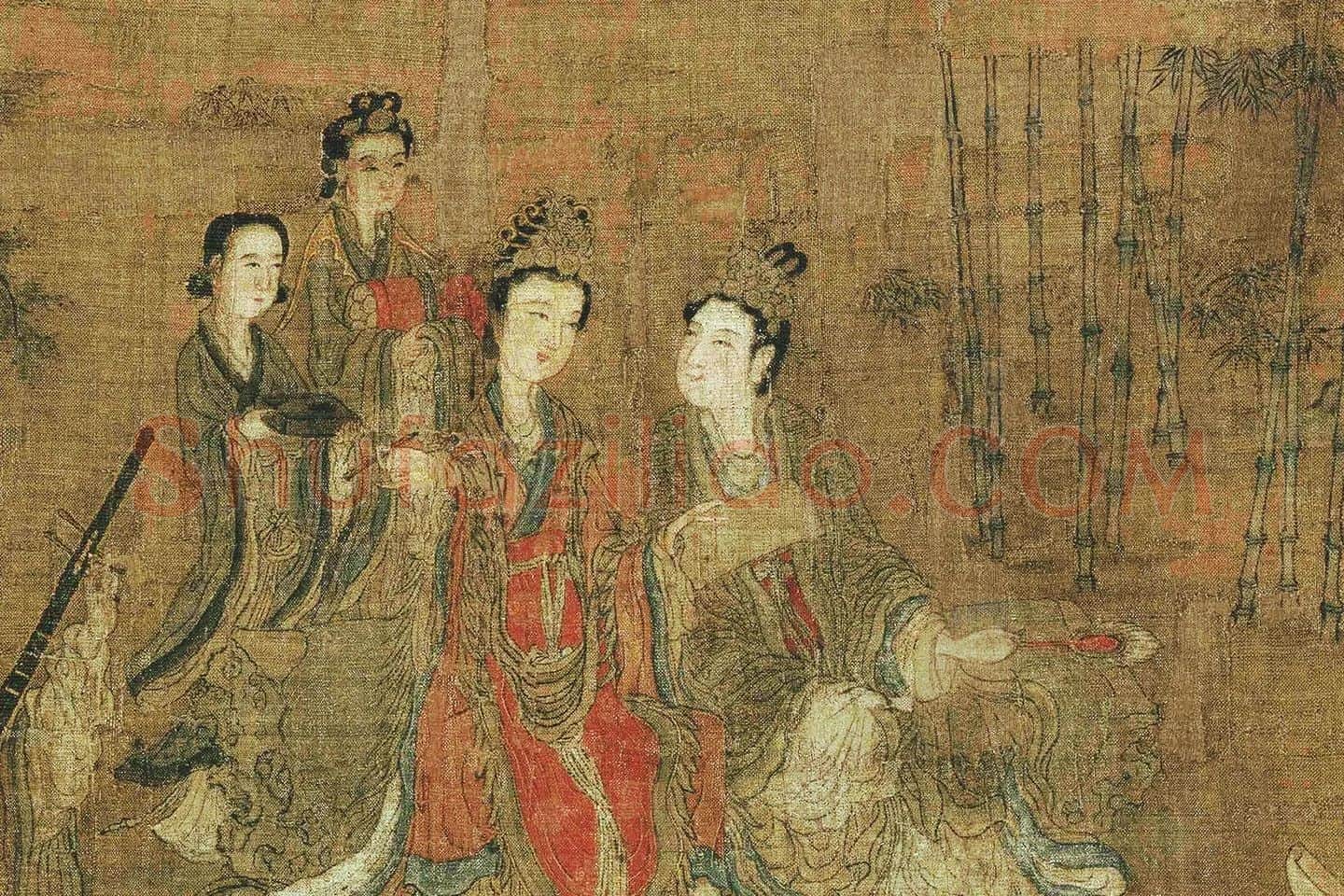 阮郜《阆苑女仙图》局部 (6)