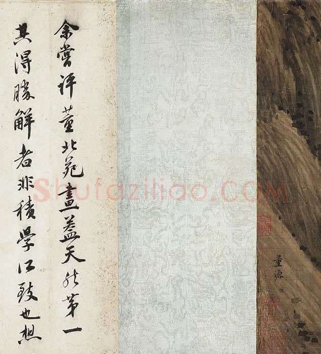 董源夏口待渡图卷_05
