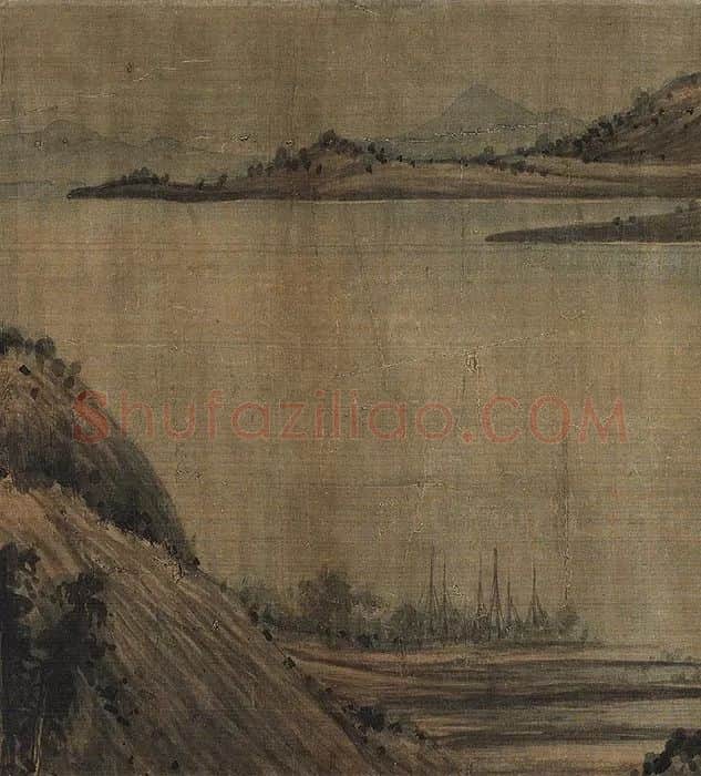 董源夏口待渡图卷_07