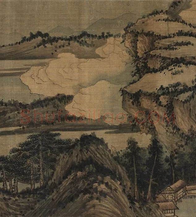 董源夏口待渡图卷_09