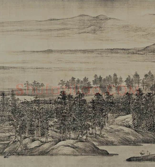 董源《夏景山口待渡图卷》_03