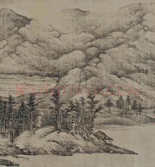 董源《夏景山口待渡图卷》_05