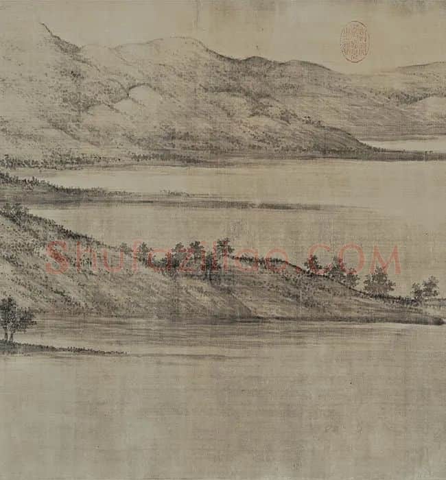 董源《夏景山口待渡图卷》_06