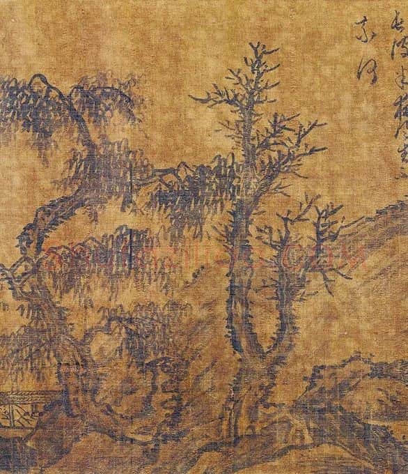 吴镇《仿荆浩唐人渔父图卷》_09