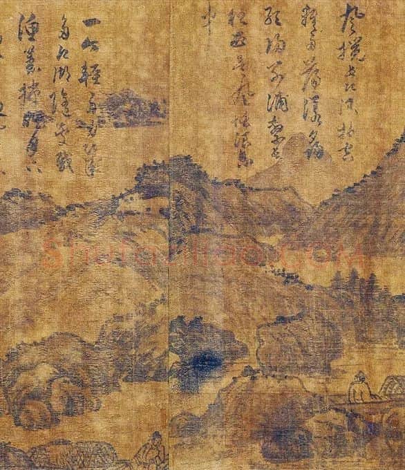 吴镇《仿荆浩唐人渔父图卷》_10