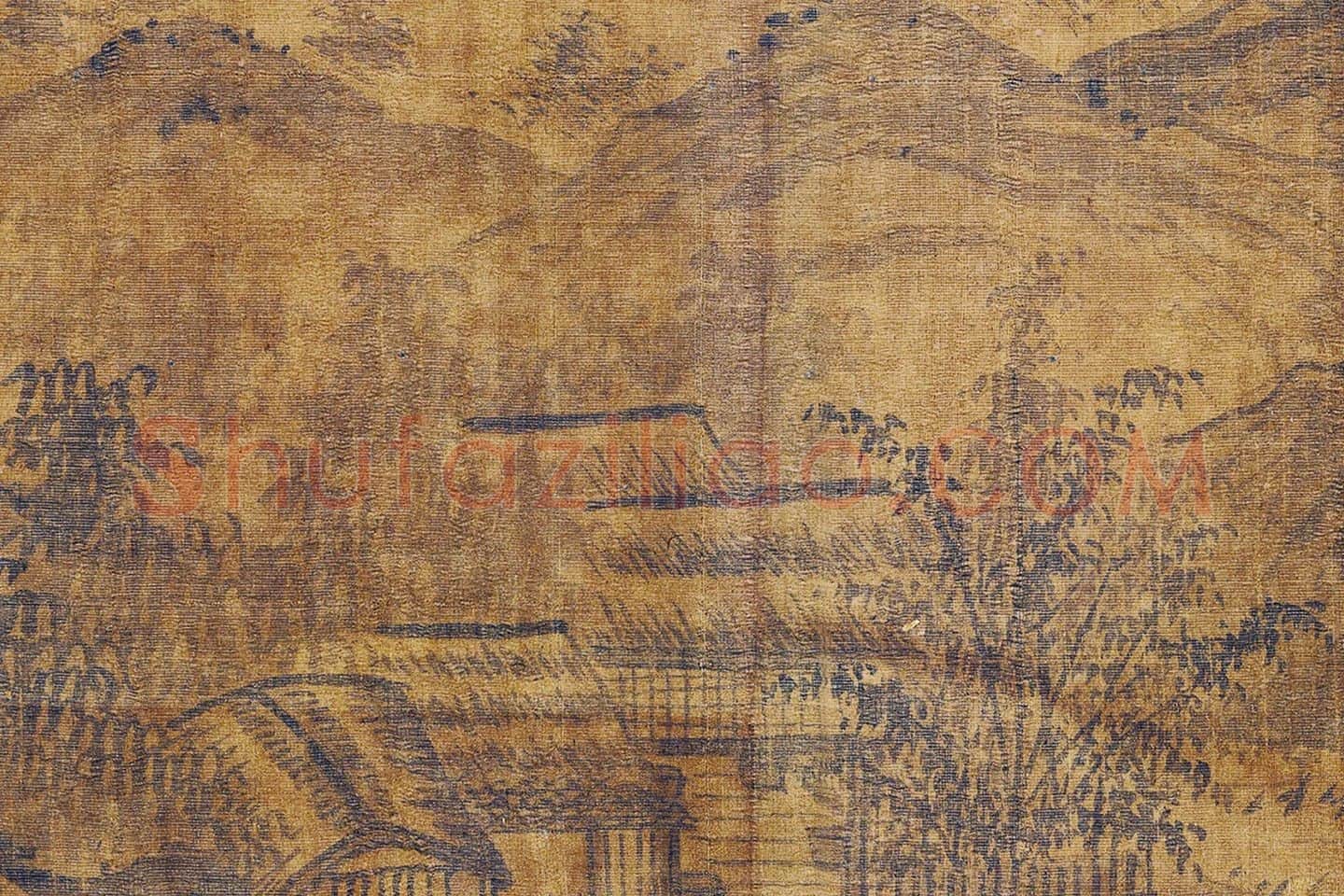 吴镇《仿荆浩唐人渔父图》局部 (12)