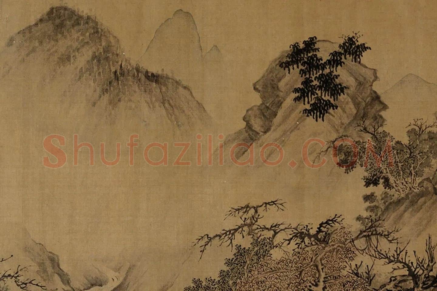 传荆浩《渔乐图卷》局部 (4)