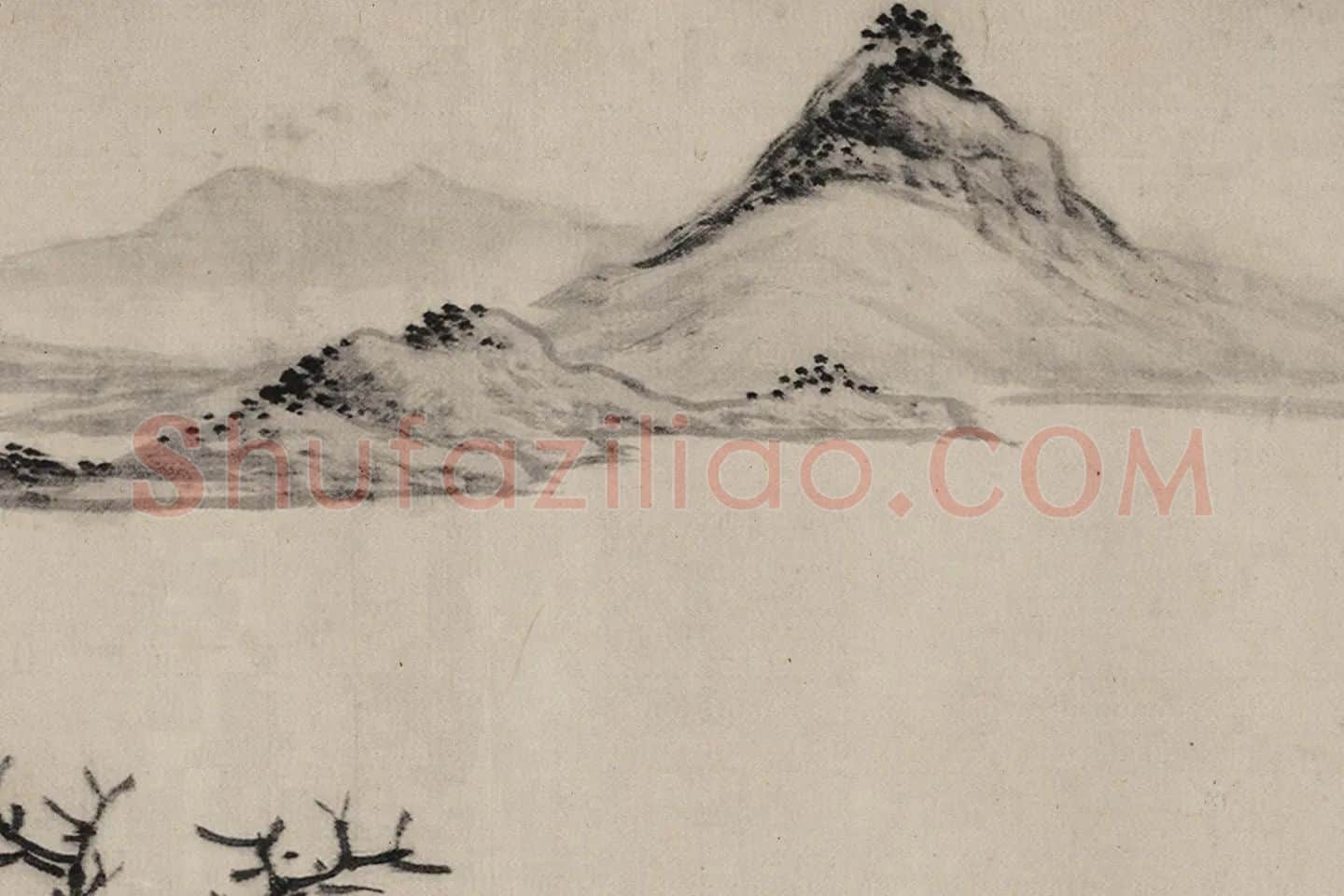 张瑞图《后赤壁图卷》局部 (2)