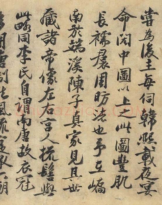 顾闳中《韩熙载夜宴图摹本》_03