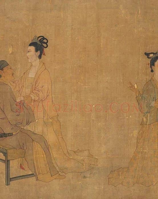 顾闳中《韩熙载夜宴图摹本》_07
