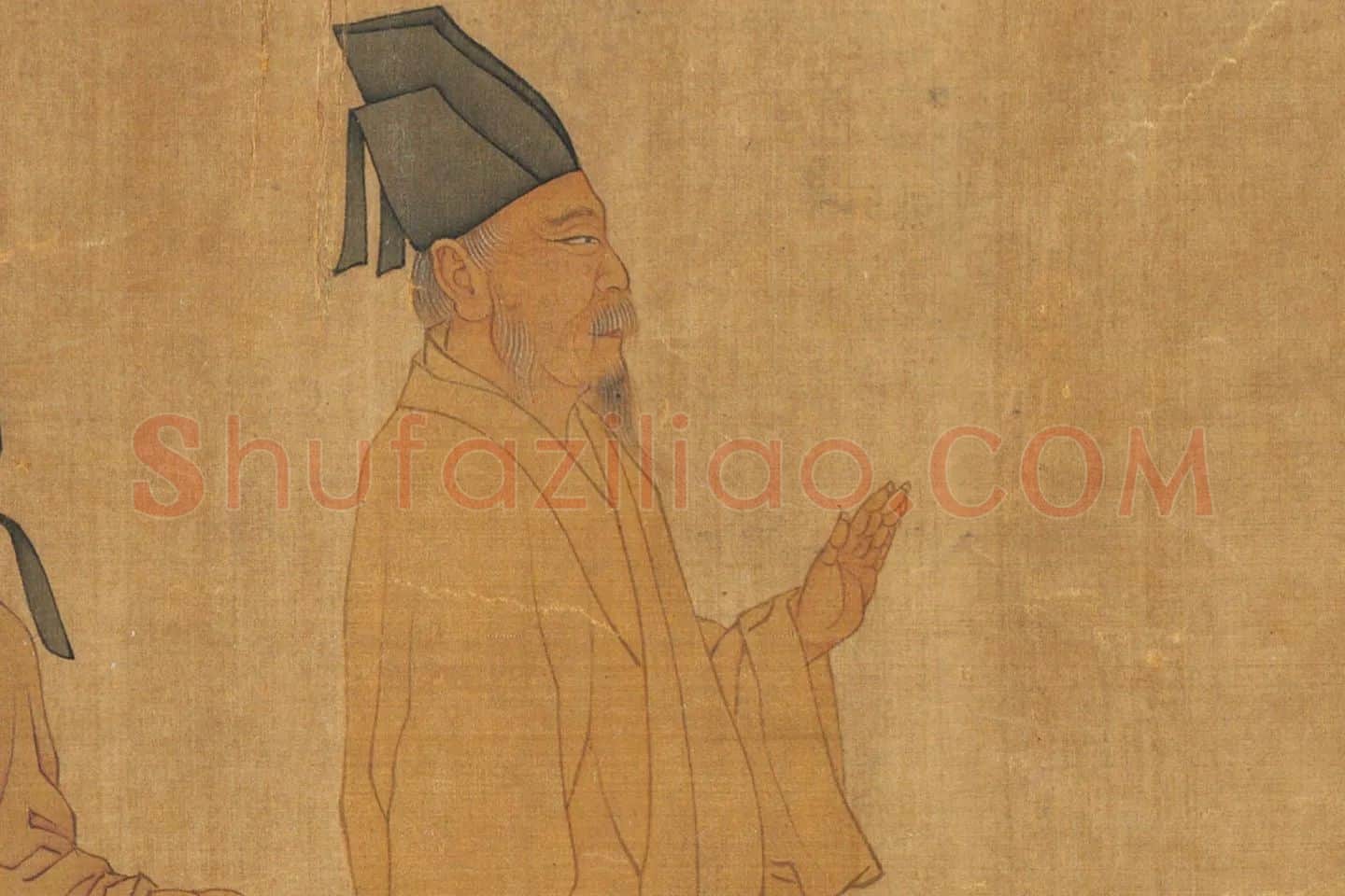 顾闳中《韩熙载夜宴图(摹本)》局部 (4)