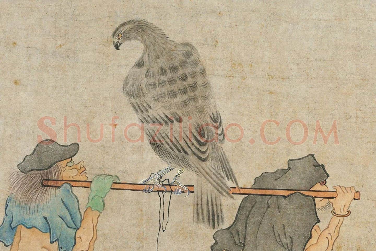 顾闳中佛道人物画《锺馗出猎图》局部 (8)