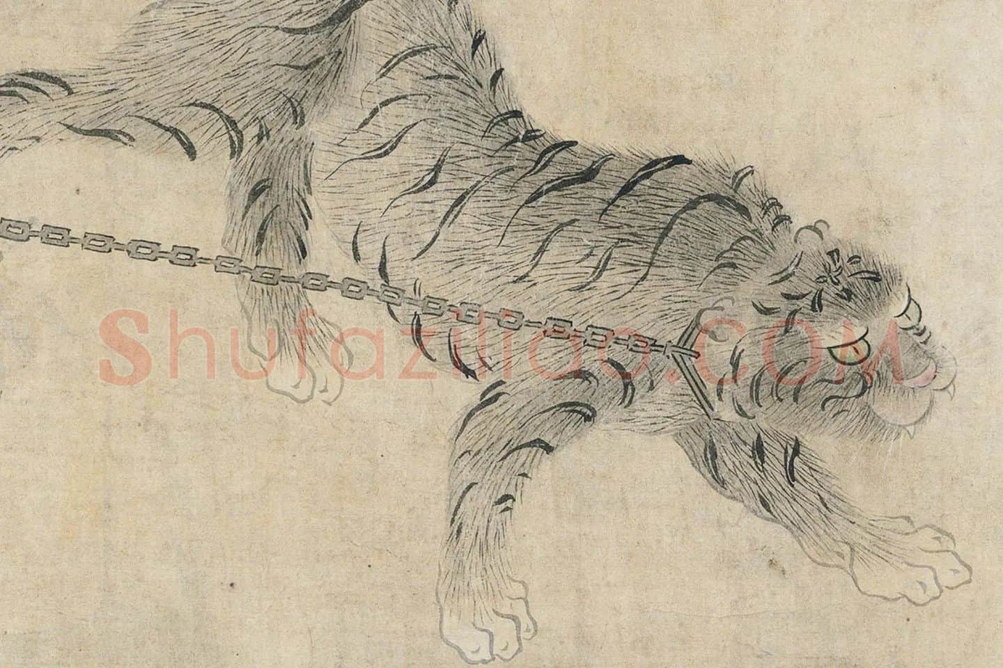 顾闳中佛道人物画《锺馗出猎图》局部 (9)