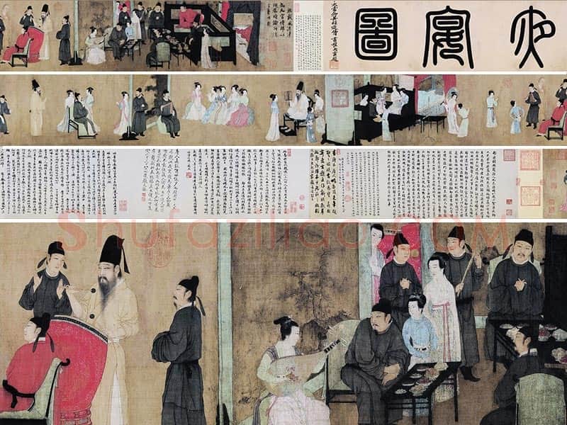 顾闳中《韩熙载夜宴图》全卷