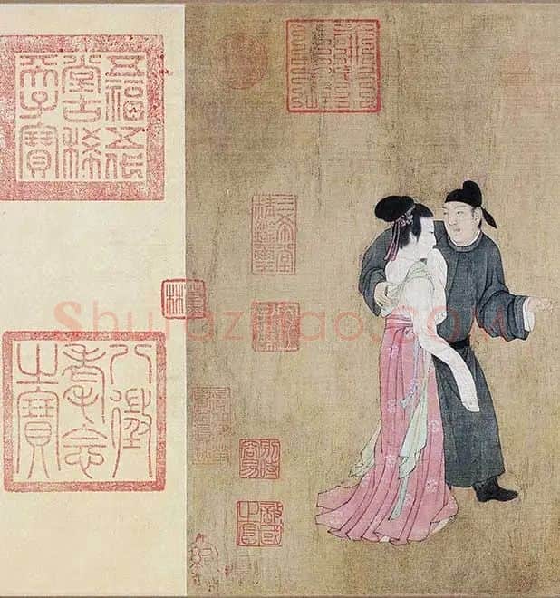 顾闳中《韩熙载夜宴图》卷_09