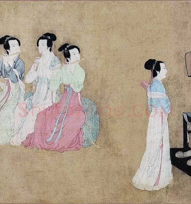 顾闳中《韩熙载夜宴图》卷_13