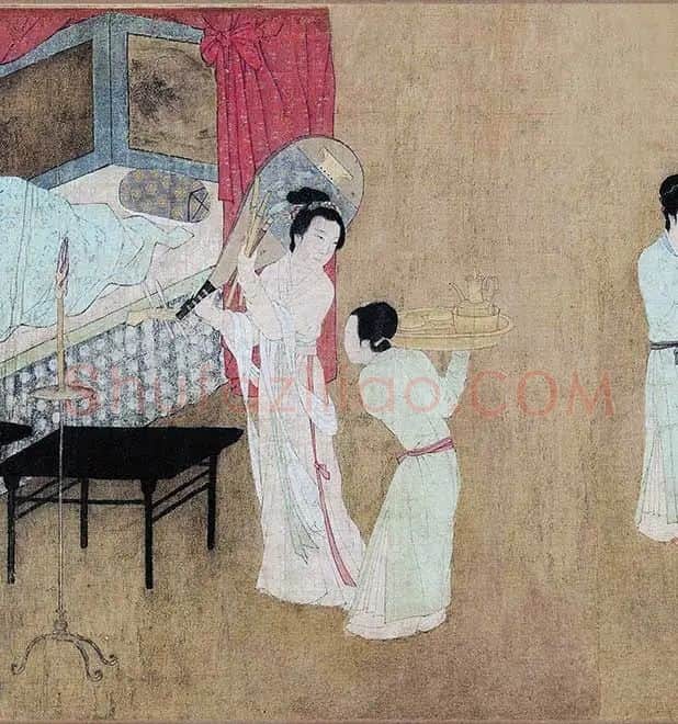 顾闳中《韩熙载夜宴图》卷_16