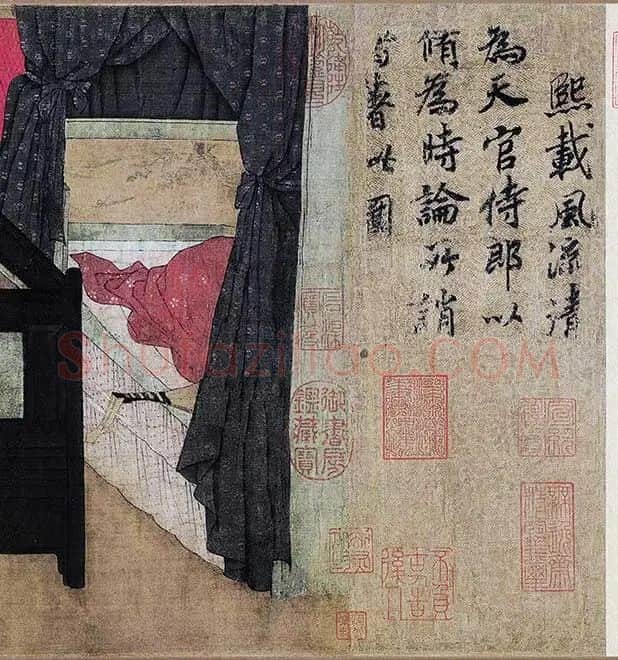 顾闳中《韩熙载夜宴图》卷_21