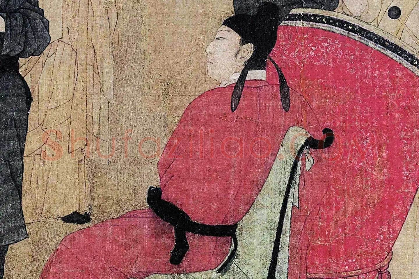 顾闳中《韩熙载夜宴图卷》高清大图局部 (6)
