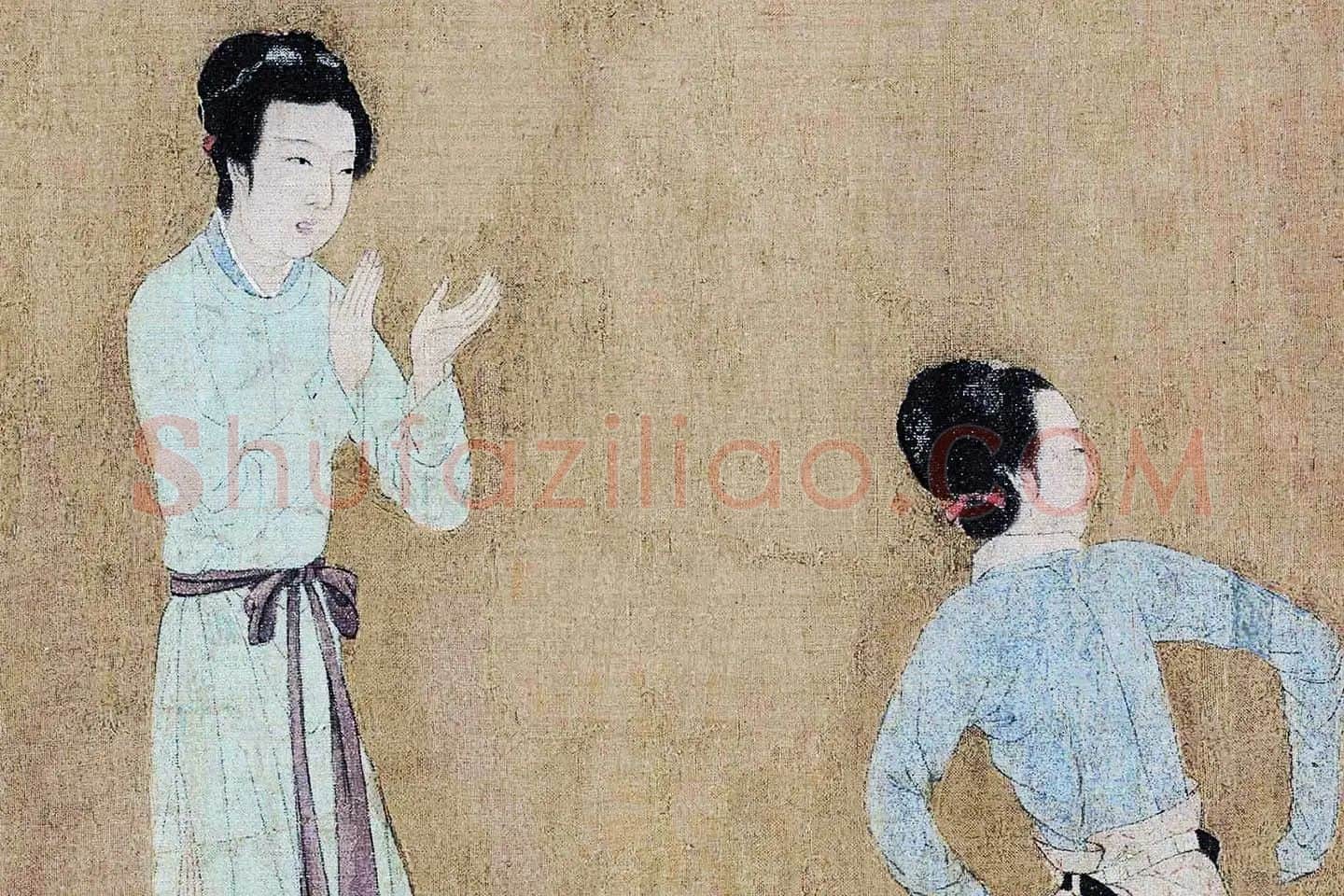 顾闳中《韩熙载夜宴图卷》高清大图局部 (8)