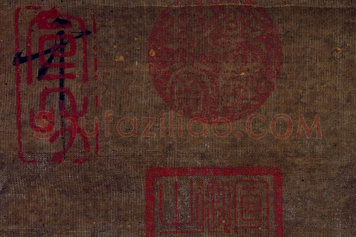宋徽宗工笔画写生局部 (3)