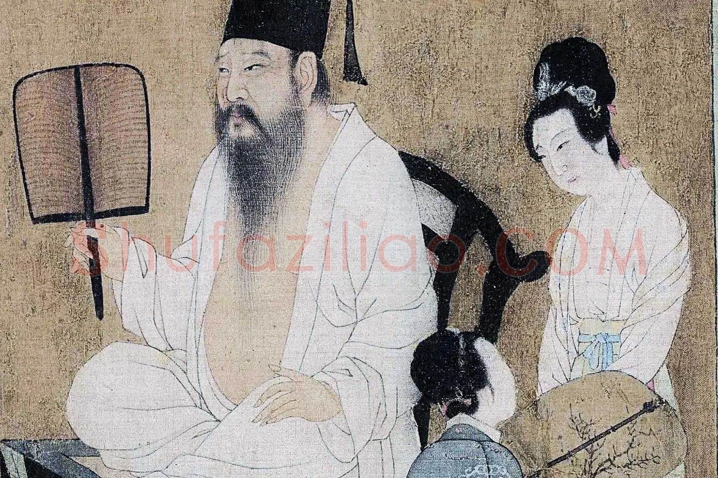 顾闳中《韩熙载夜宴图卷》高清大图局部 (12)