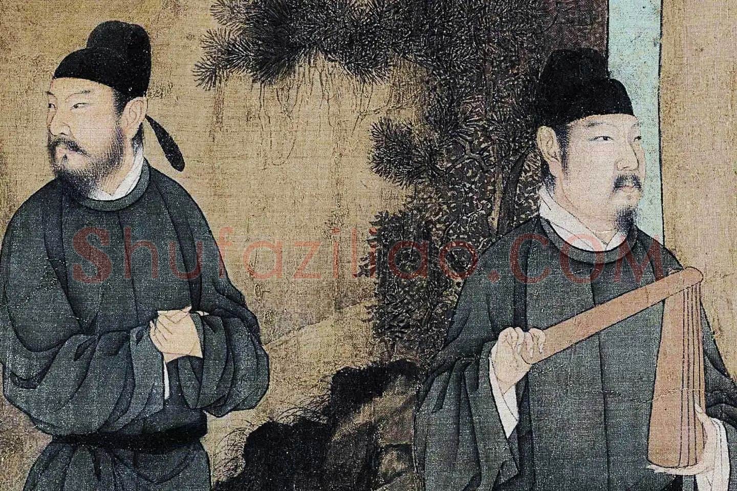 顾闳中《韩熙载夜宴图卷》高清大图局部 (14)