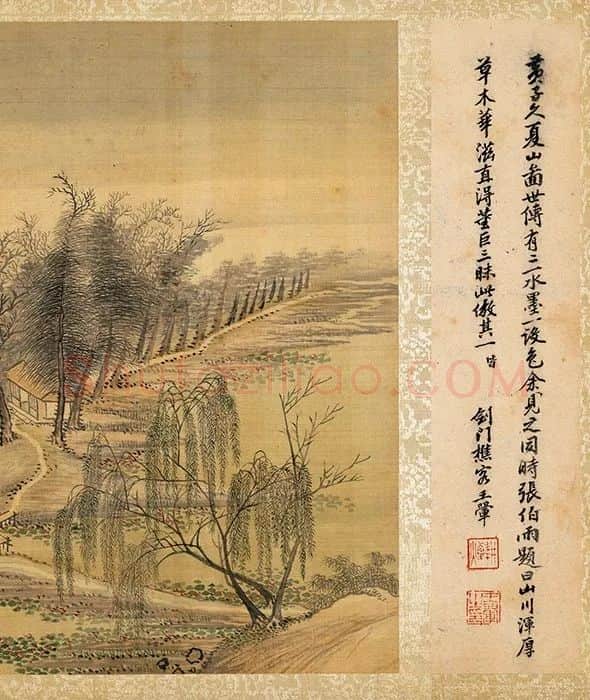 清王翚仿古山水画册_05