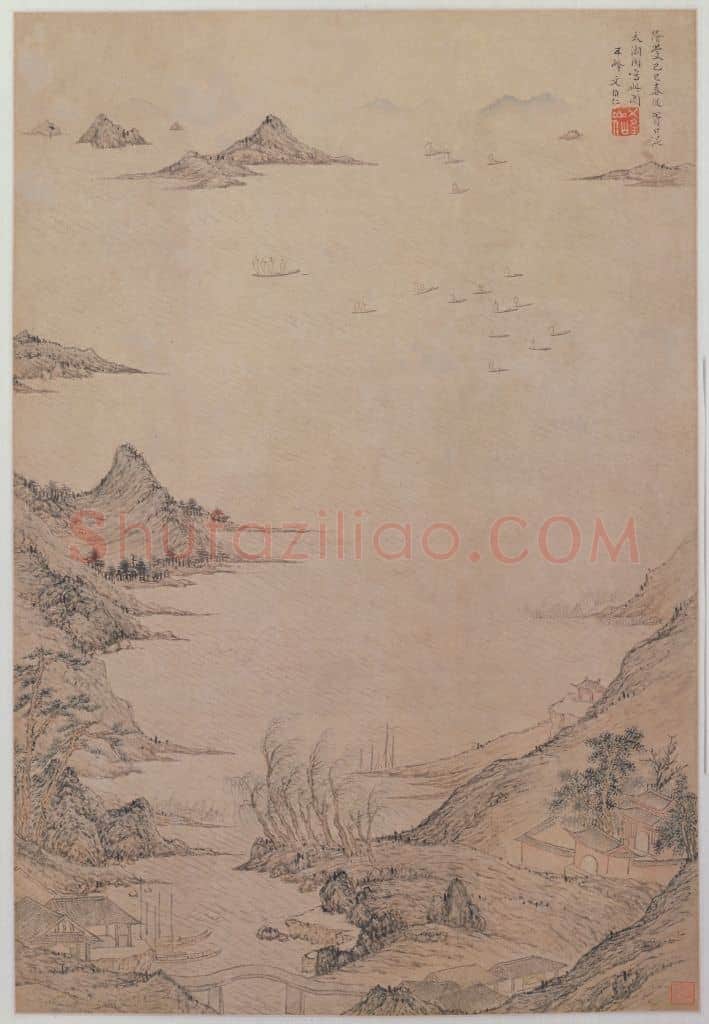 文伯仁泛太湖图轴 | 故宫绘画藏品