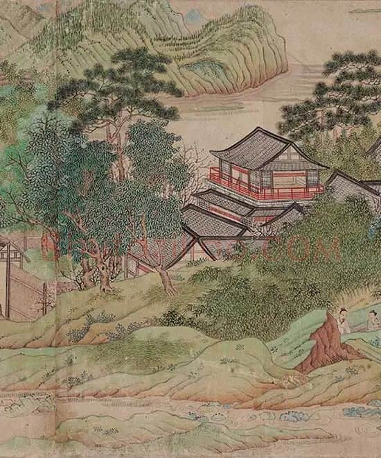 仇英《桃源图》卷_06