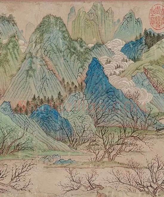 仇英《桃源图》卷_16
