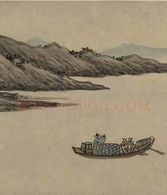 沈周京江送别图_22