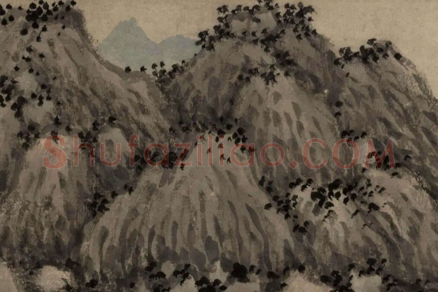 沈周《京江送别图卷》局部 (6)