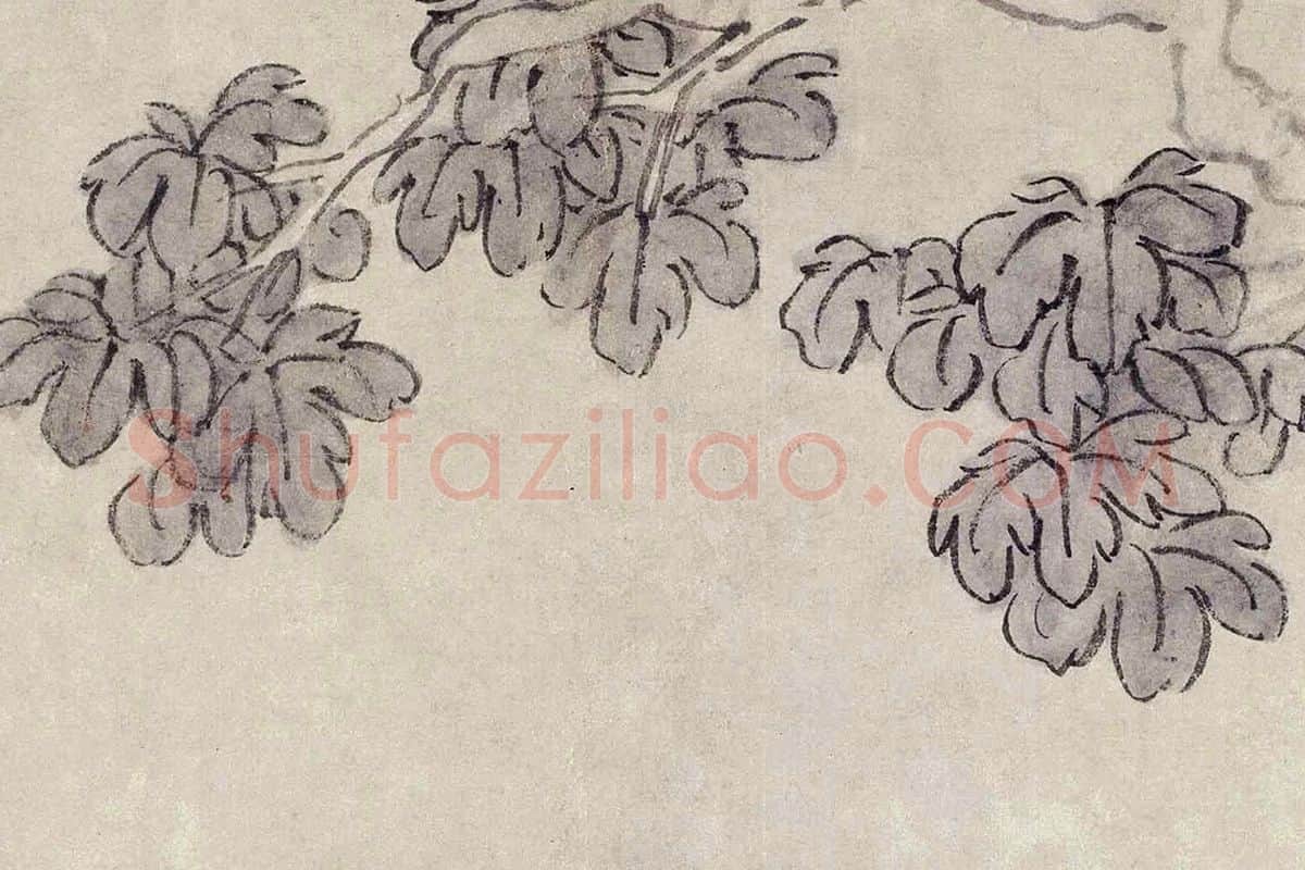 唐寅《桐阴清梦图》局部 (3)