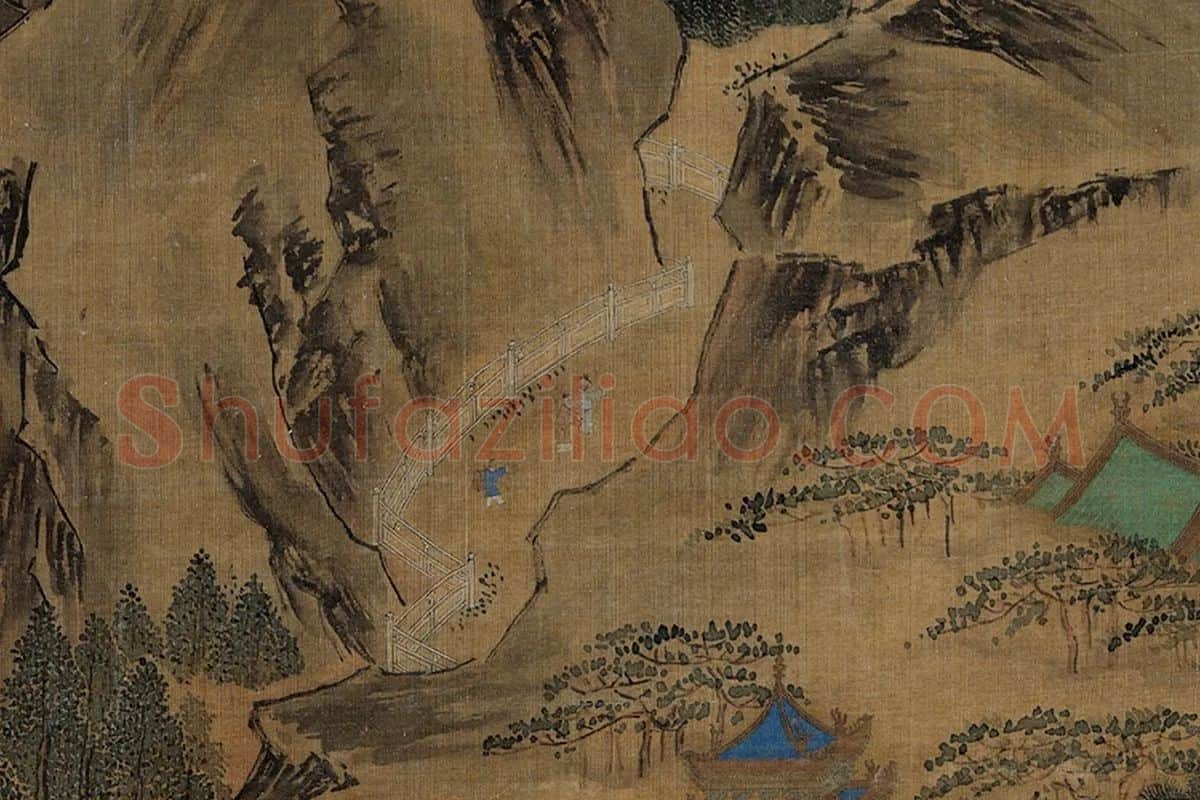 郭熙《滕王阁轴》局部 (10)